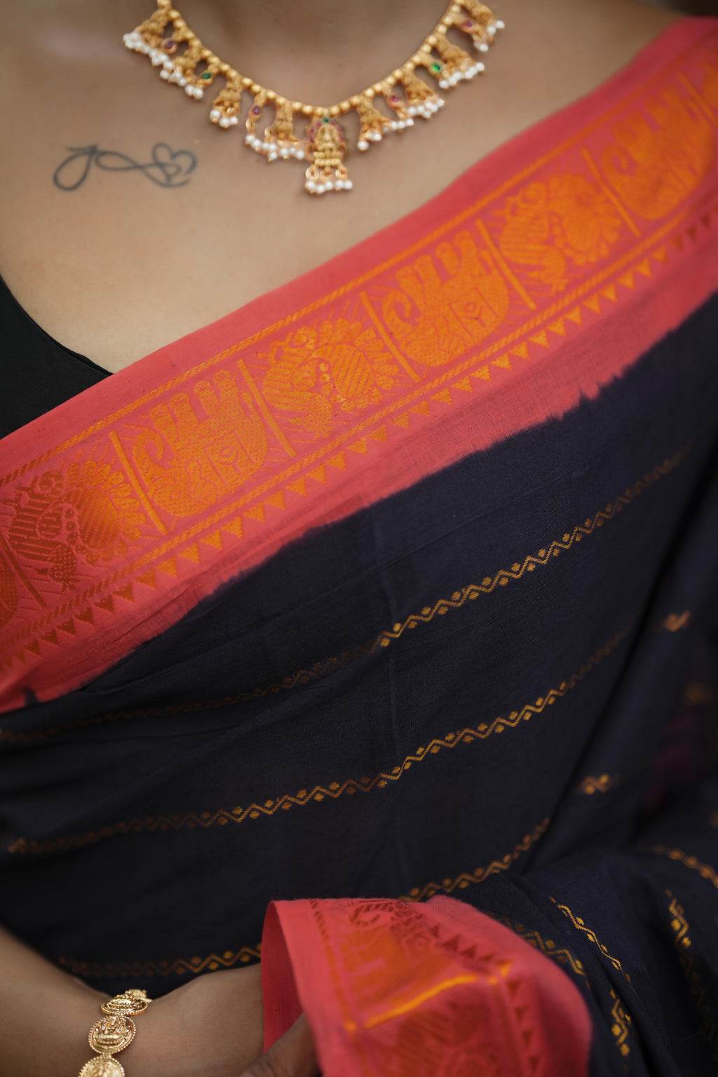 SUNGUDI COTTON  SAREE